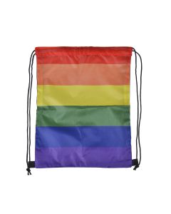 Pride Rainbow Drawstring Bag