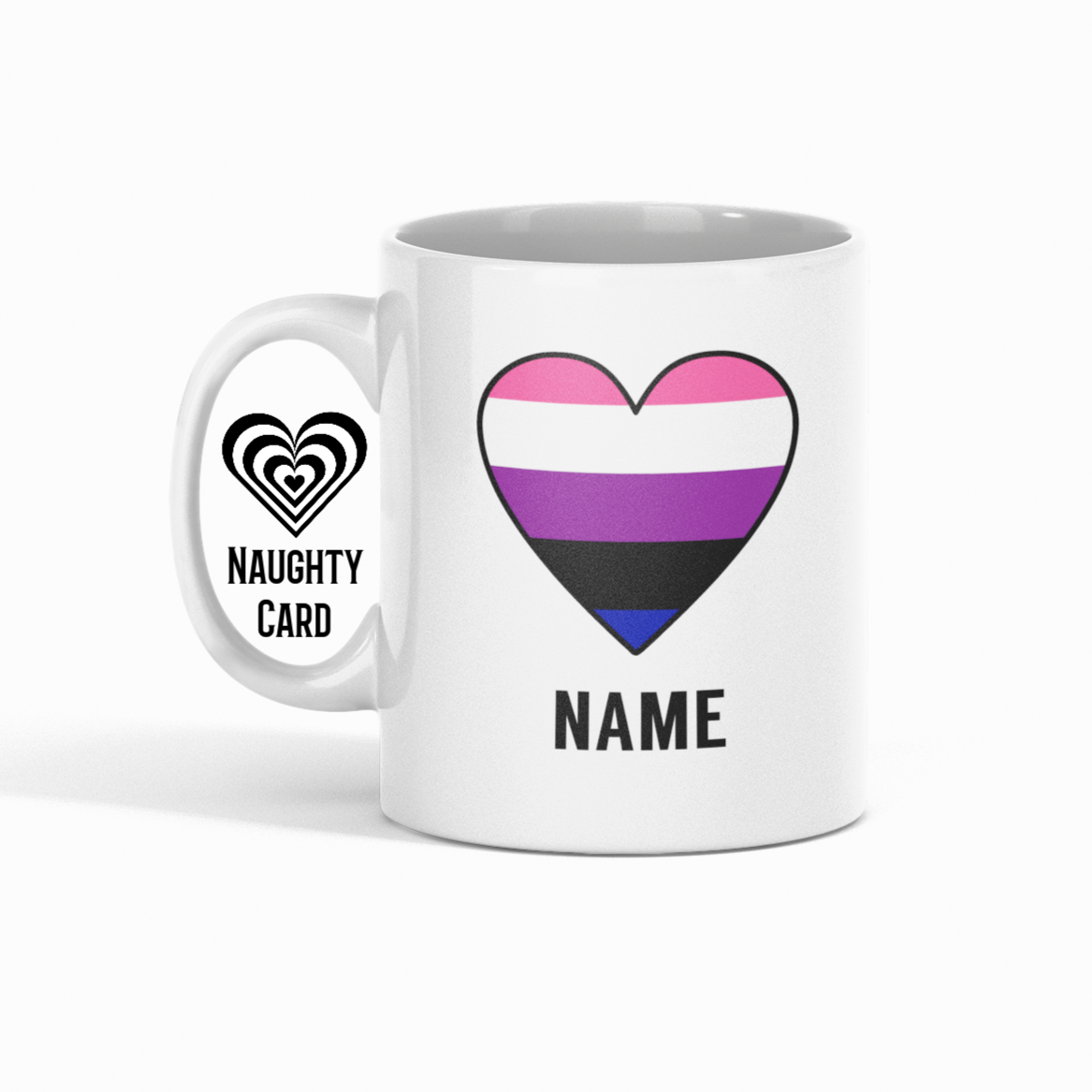 Androsexual Mug Personalised with name