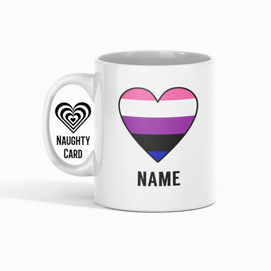 Androsexual Mug Personalised with name