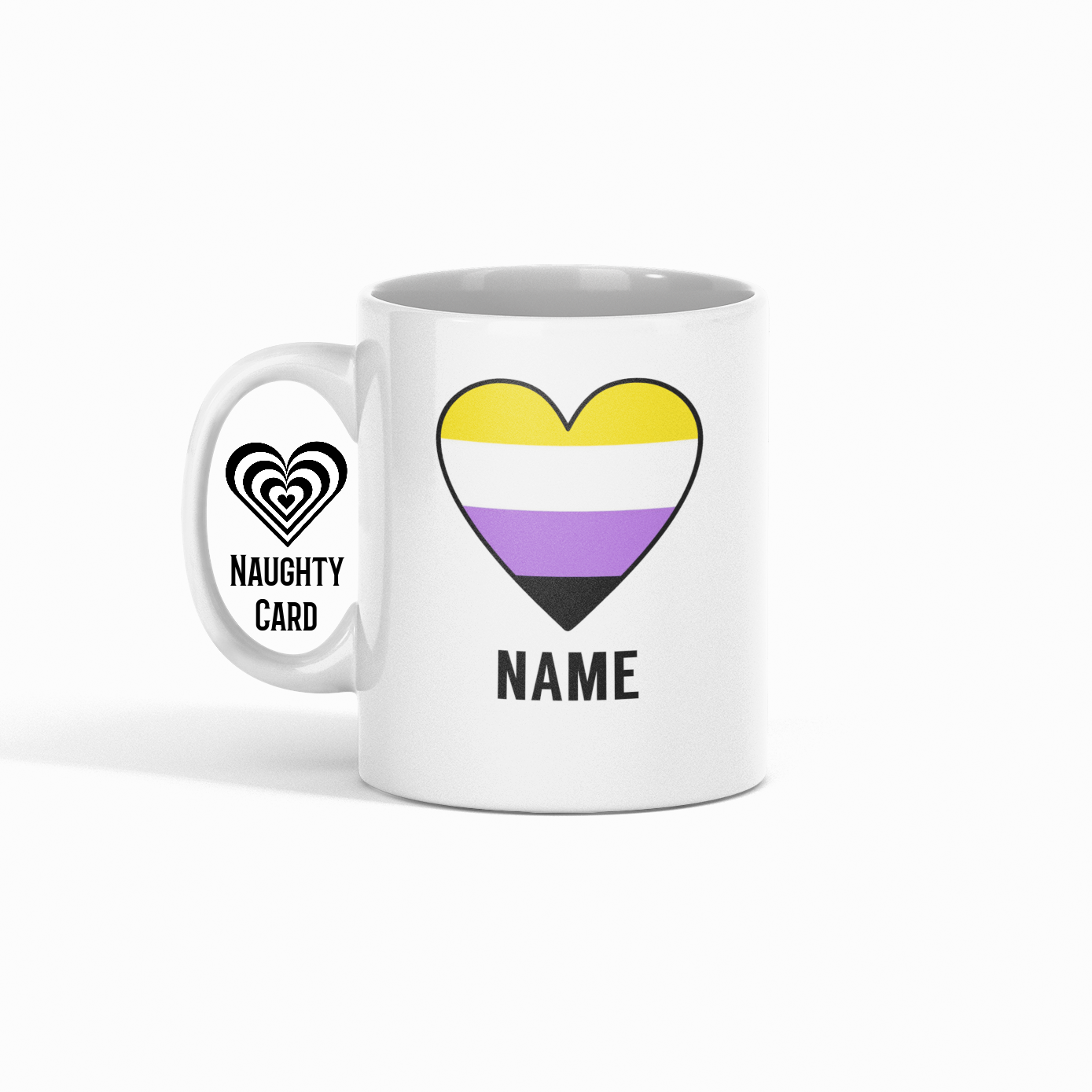 Non Binary Pride Mug Personalised