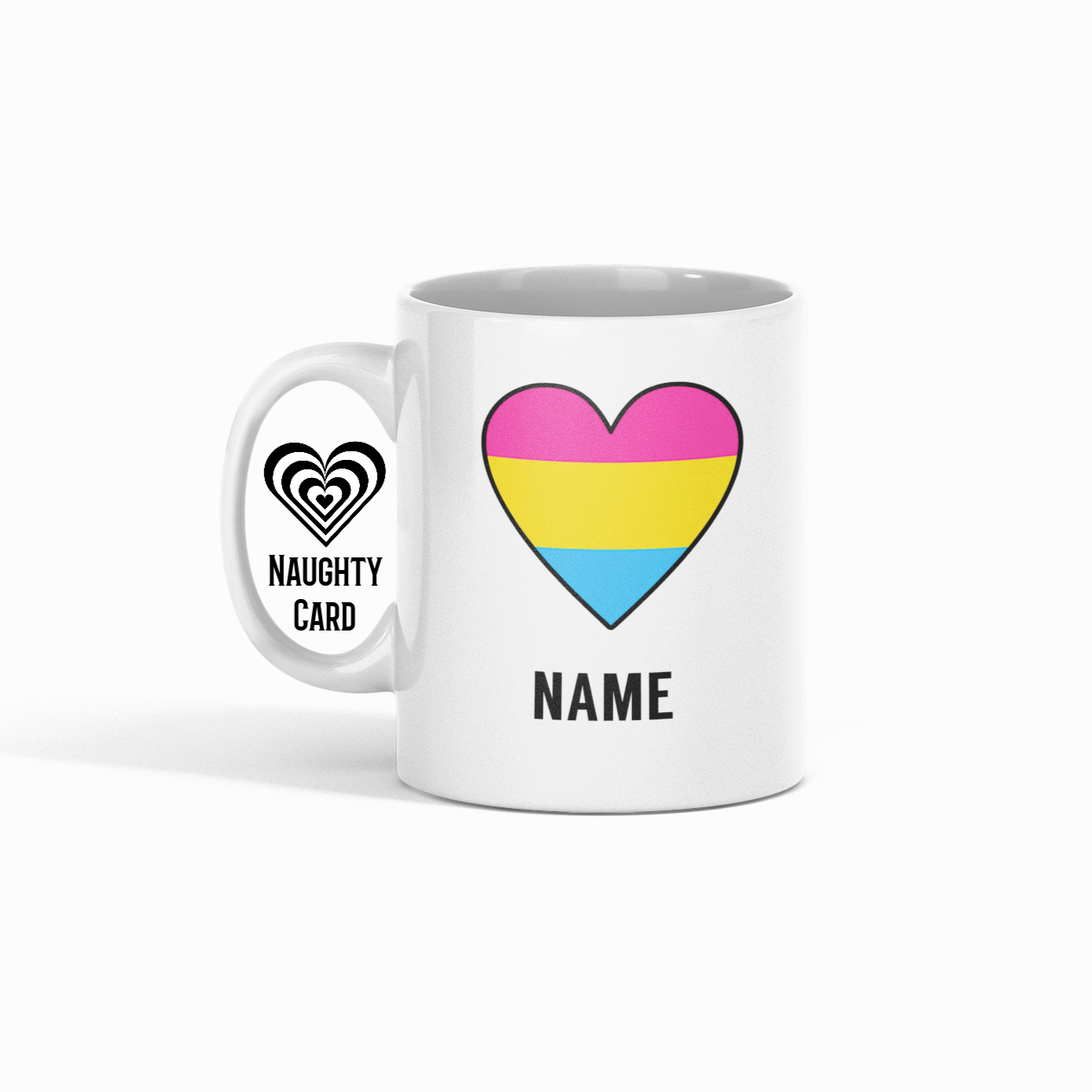 Pansexual Pride Mug Personalised Any Name