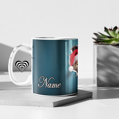 Christmas Cute Kitty 3D Mug