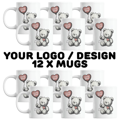 Your Logo Mug (1, 6, 12 or 24 Mug's)