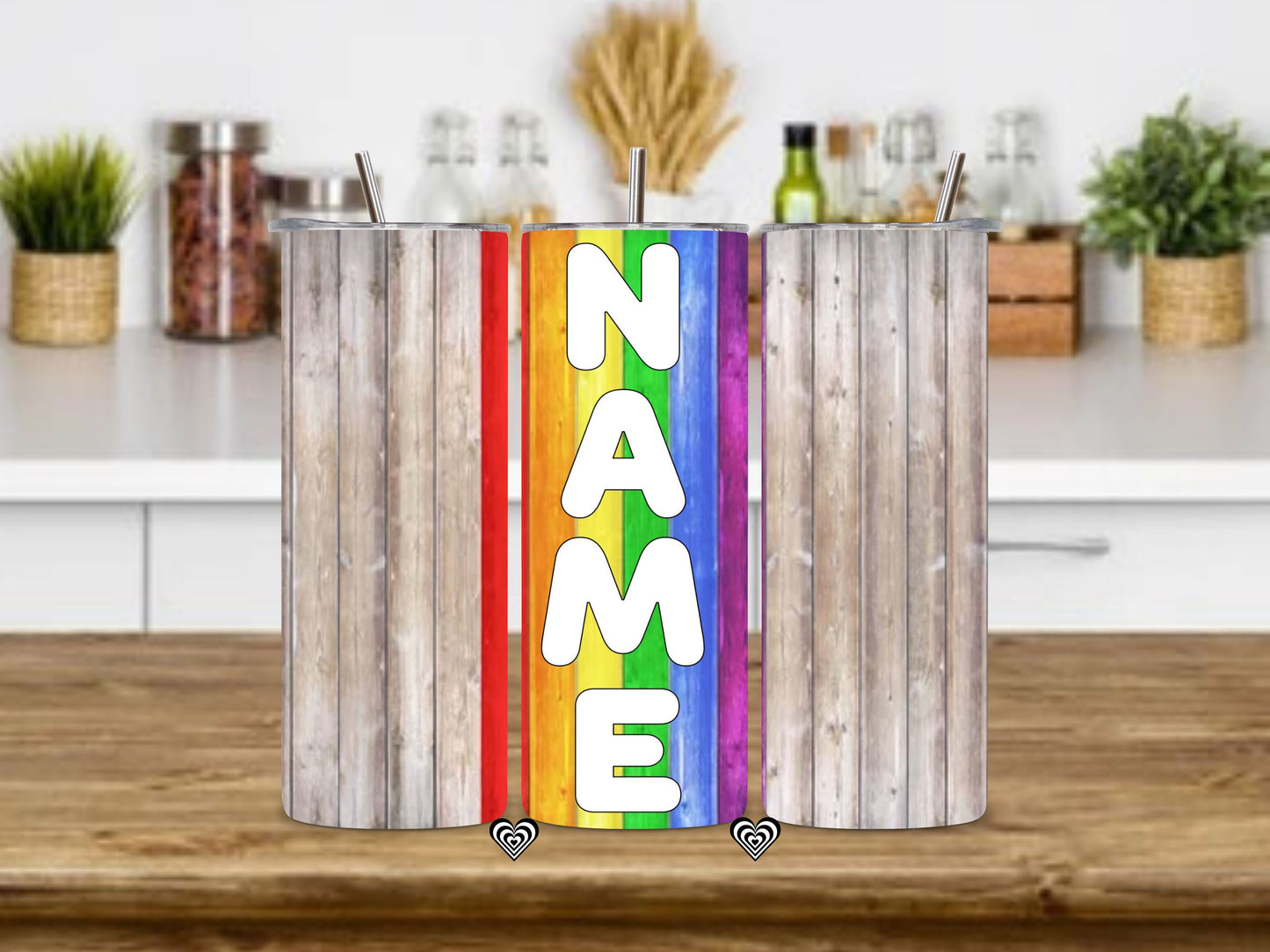 Pride Thermal Skinny Tumbler Personalised