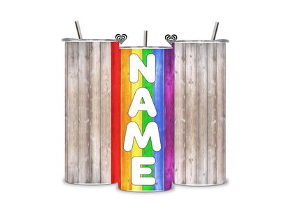 Pride Thermal Skinny Tumbler Personalised