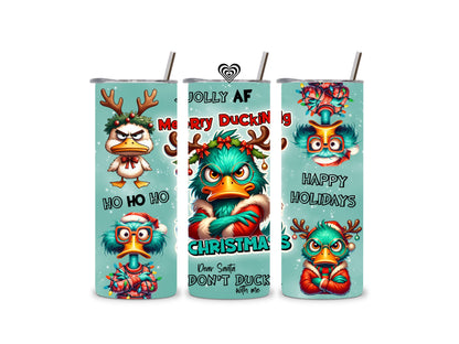 Funny Duck Thermal Skinny Tumbler