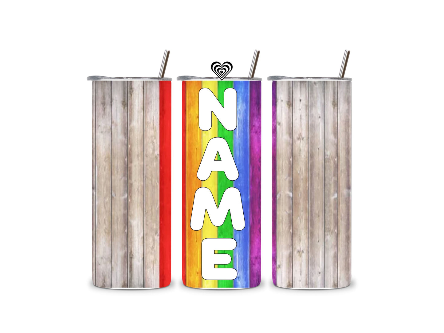 Pride Thermal Skinny Tumbler Personalised