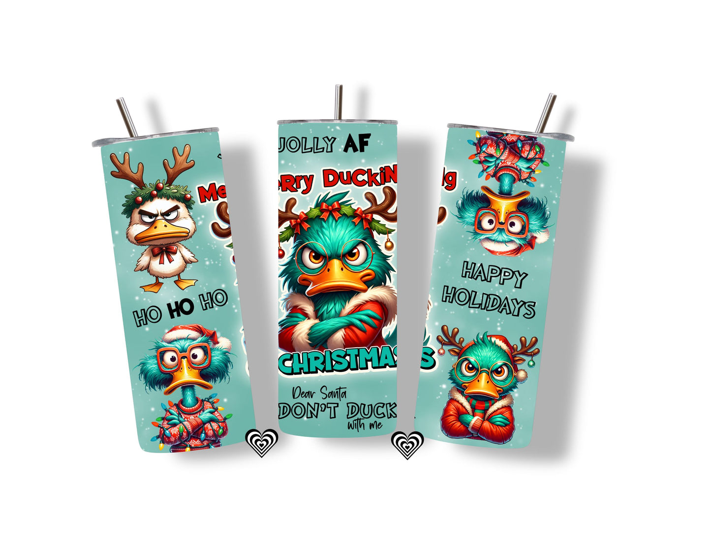 Funny Duck Thermal Skinny Tumbler