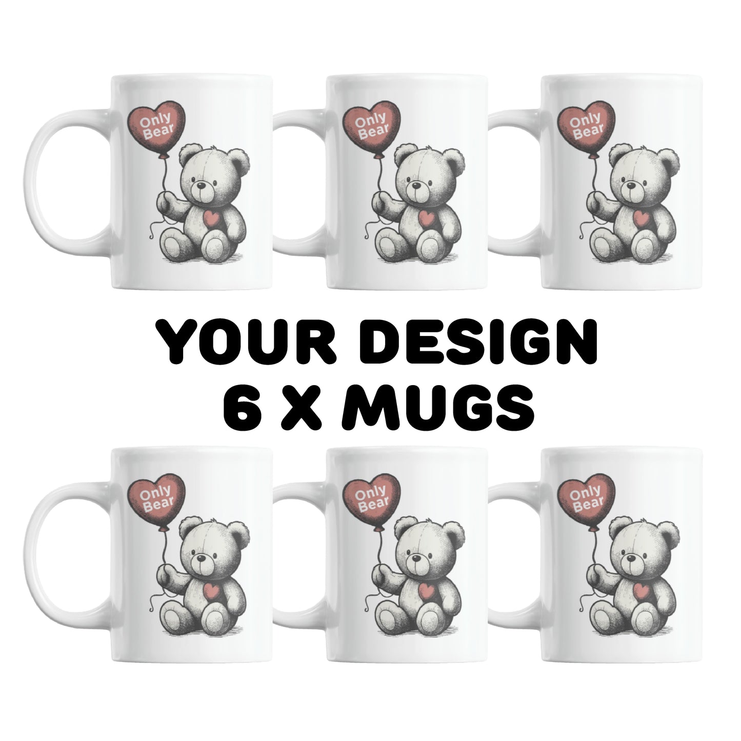 Your Logo Mug (1, 6, 12 or 24 Mug's)