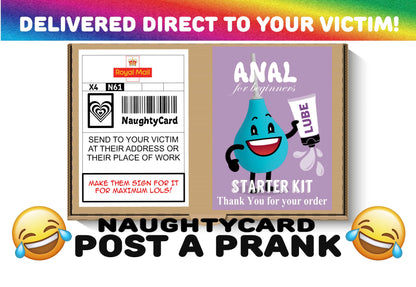 Anal Postal Prank from NaughtyCard Front View