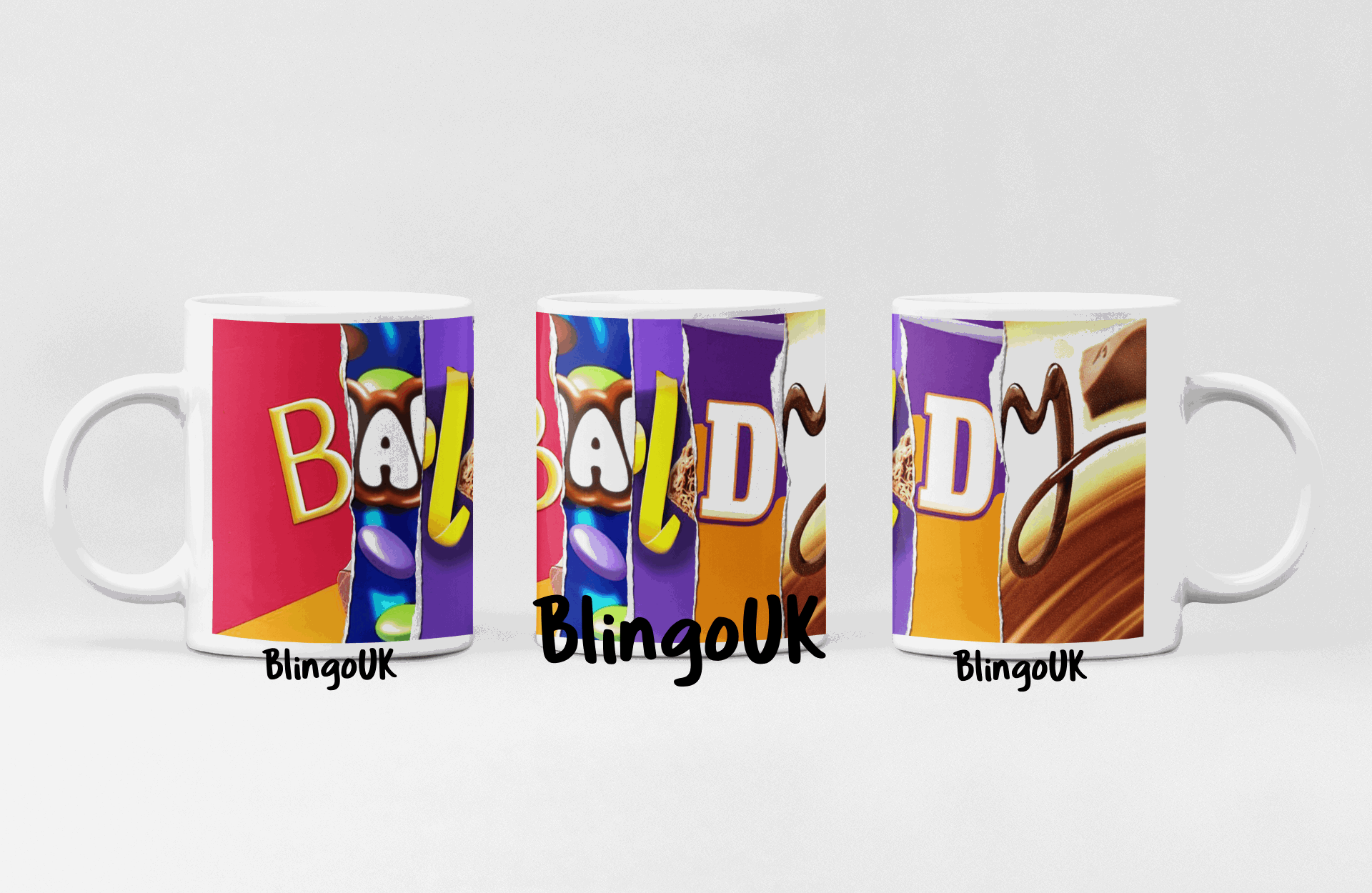 Baldy - Personalised Novelty Choco Mug