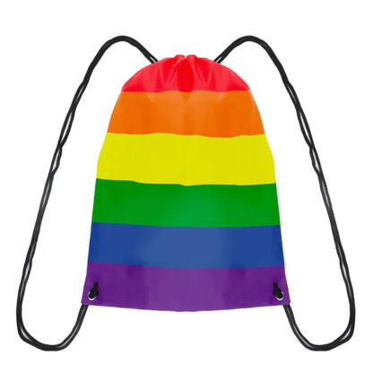 Pride Rainbow Drawstring Bag