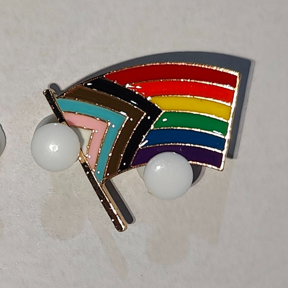 Progress Pride Gay Flag Badge