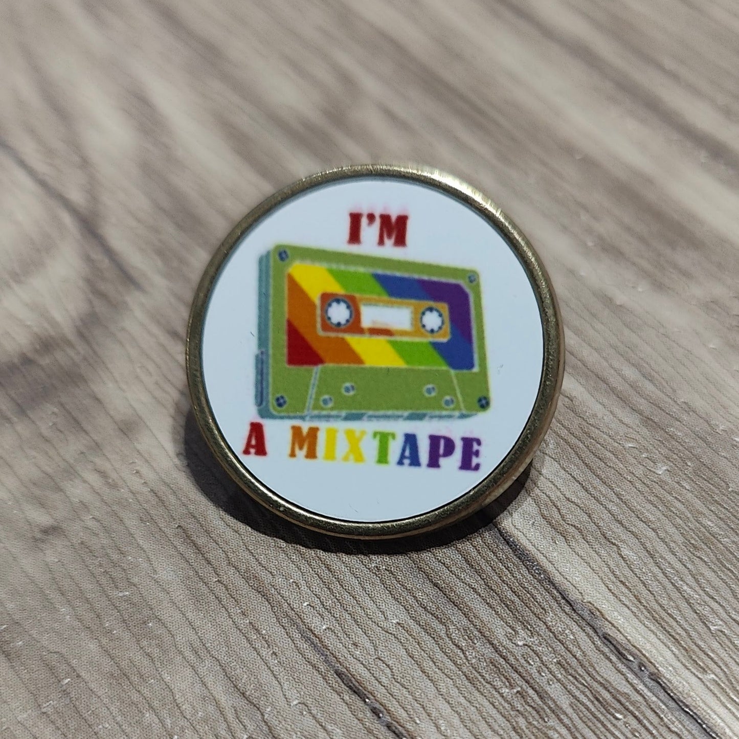 Gay Pride Pin from NaughtyCard -