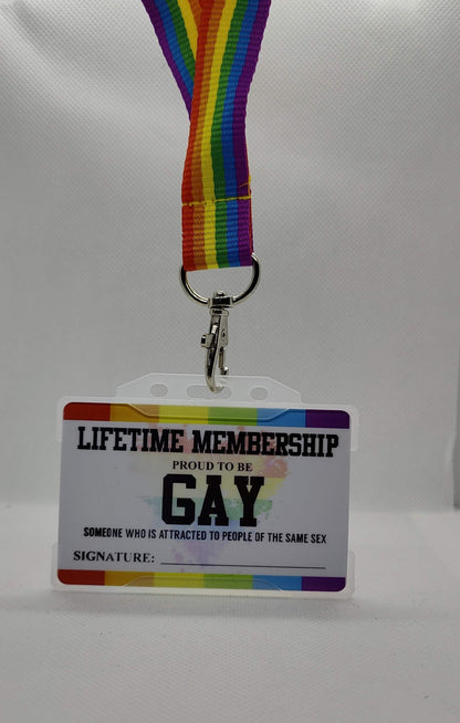 LGBTQIA Card, LGBTQ Membership Card