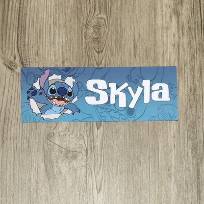 Stitch Metal Door Sign