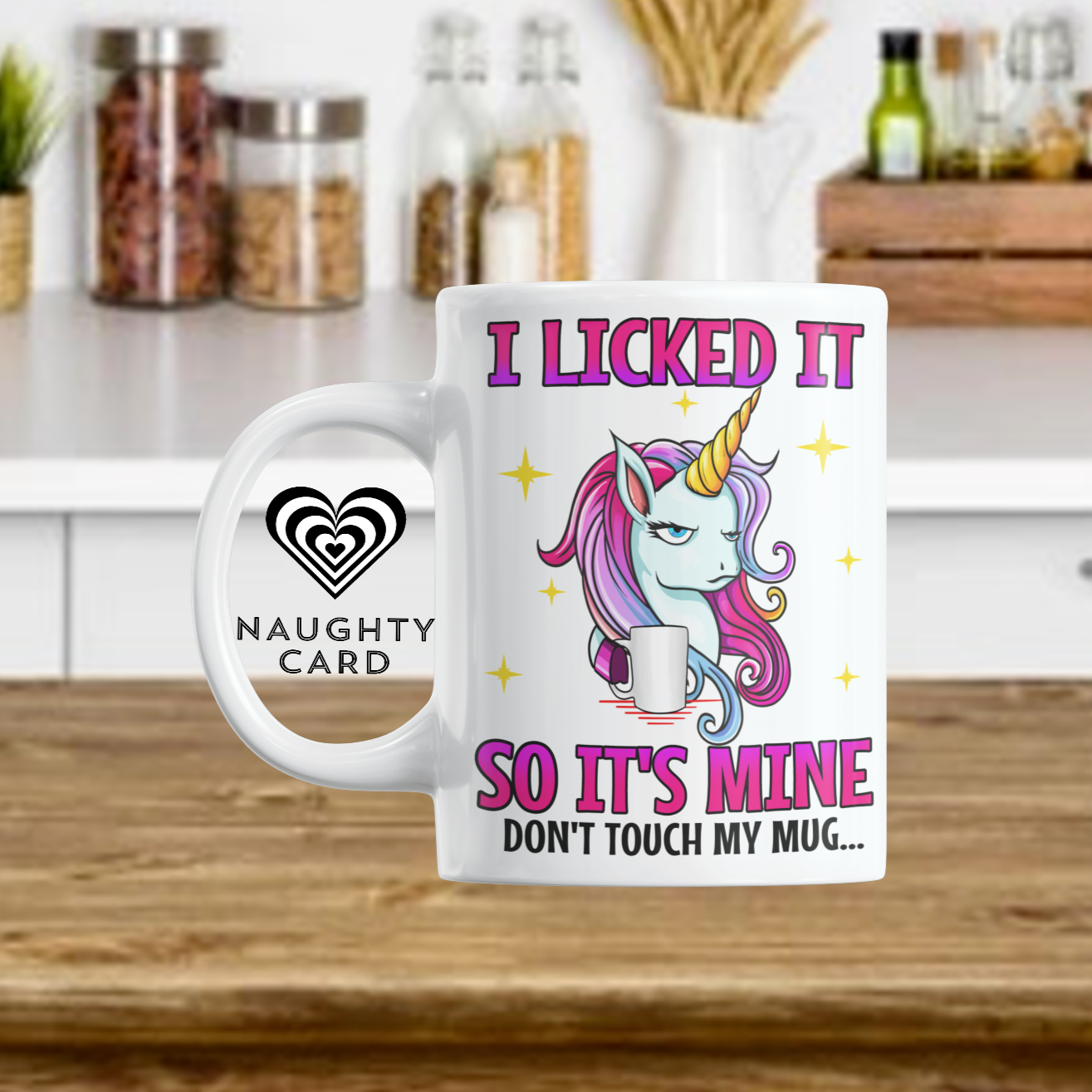 Best seller Funny Unicorn mug from NaughtyCard. Designed for adults this is the perfect office birthday gift. Leaving Gift and ideal for secret santa