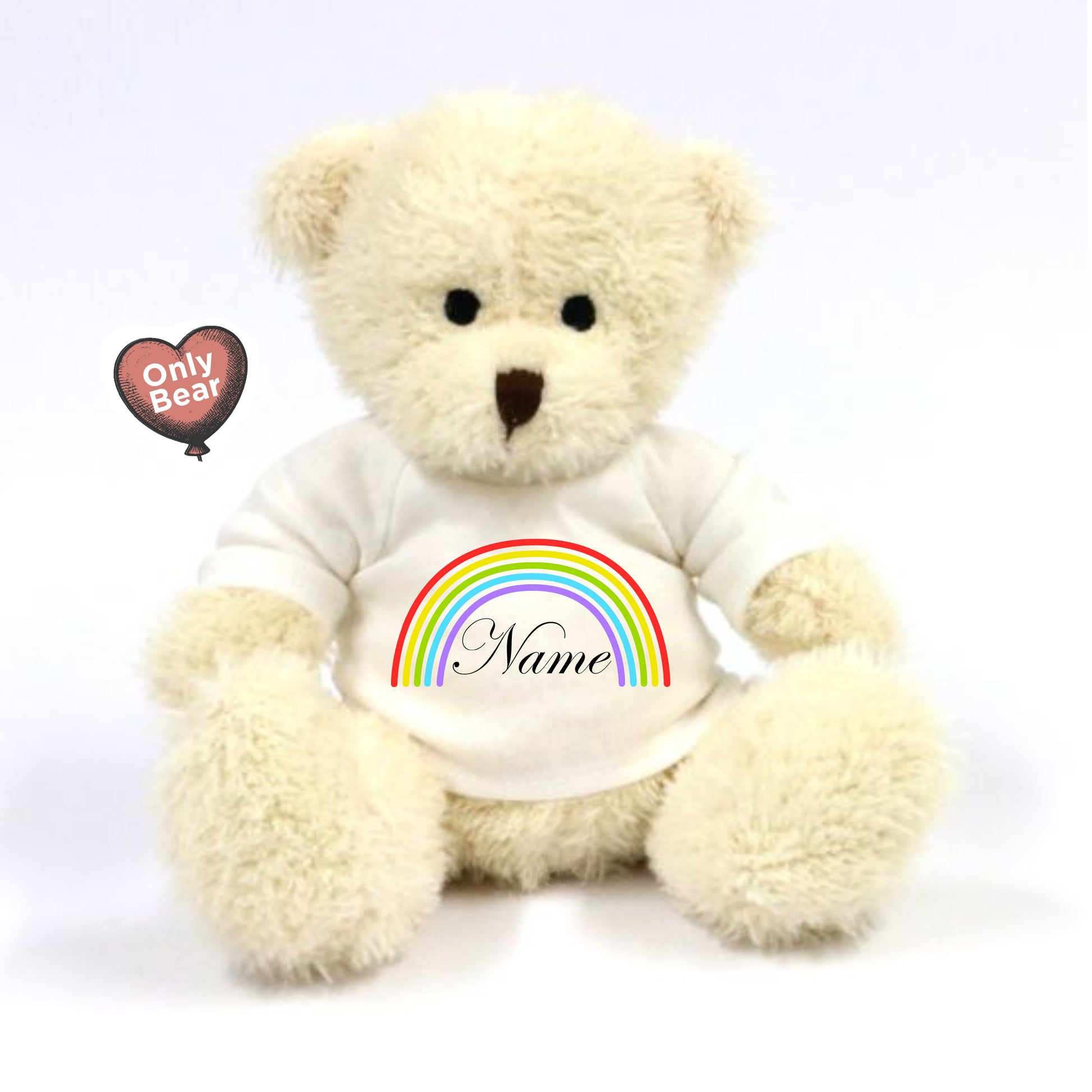 Rainbow Baby Personalised Bear - Keepsake Gift From Only Bear