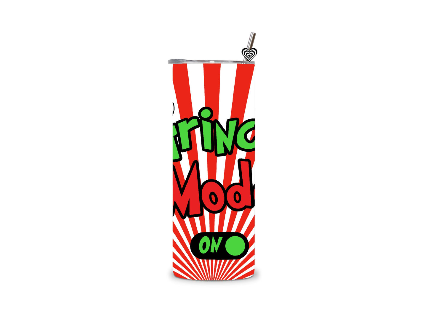 Grinch Mode Thermal Skinny Tumbler