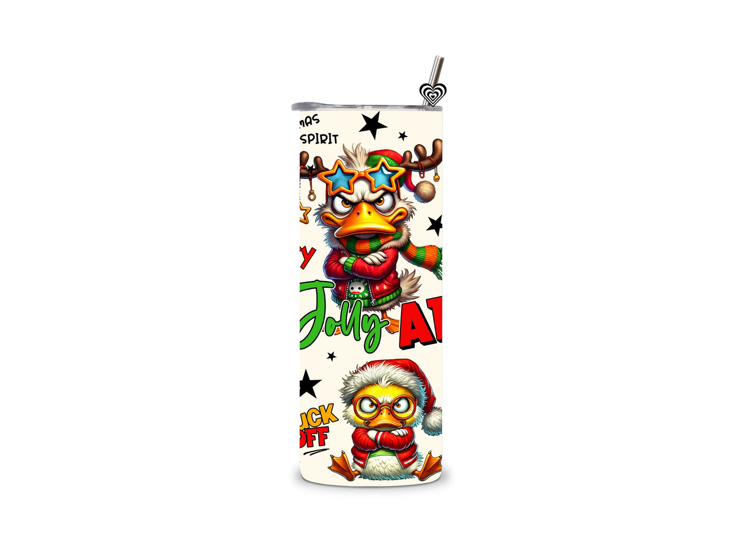 Funny Christmas Thermal Skinny Tumbler