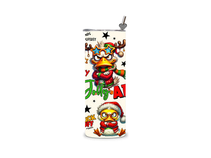 Funny Christmas Thermal Skinny Tumbler