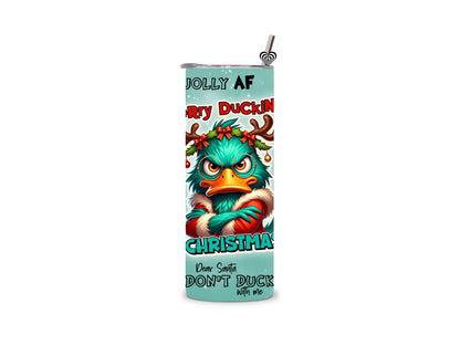 Funny Duck Thermal Skinny Tumbler