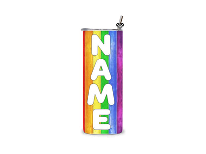 Pride Thermal Skinny Tumbler Personalised