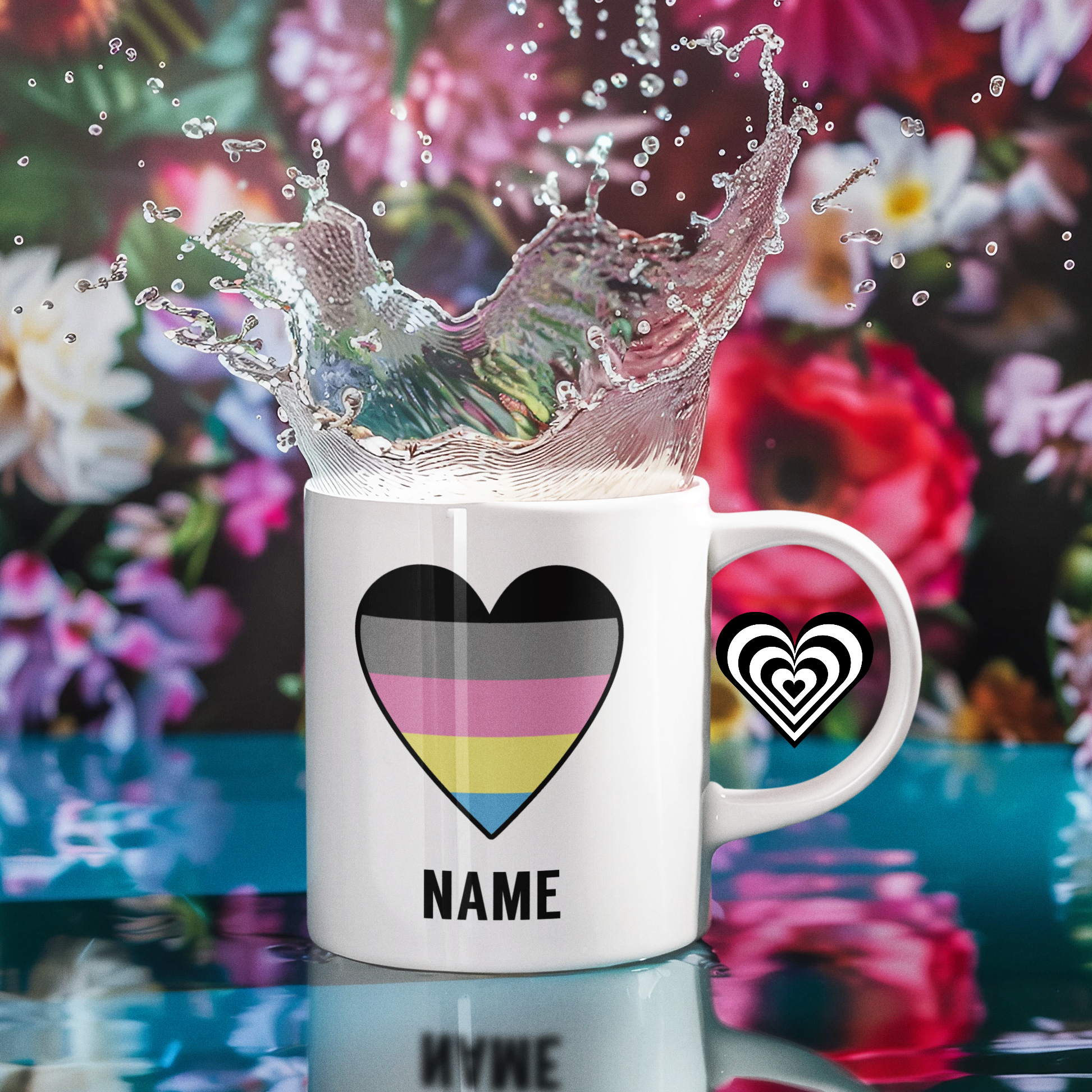 Polygender pride mug