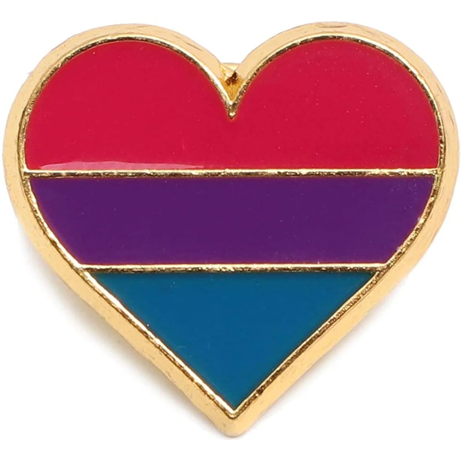 Bisexual Enamel Pin Badge