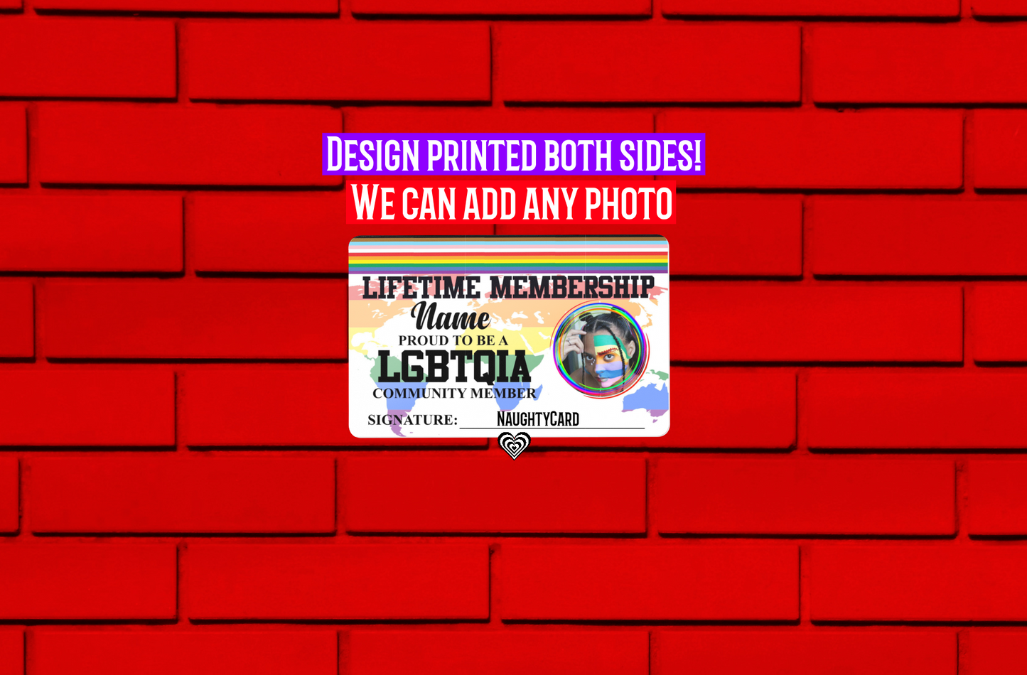 LGBTQIA Card, LGBTQ Membership Card