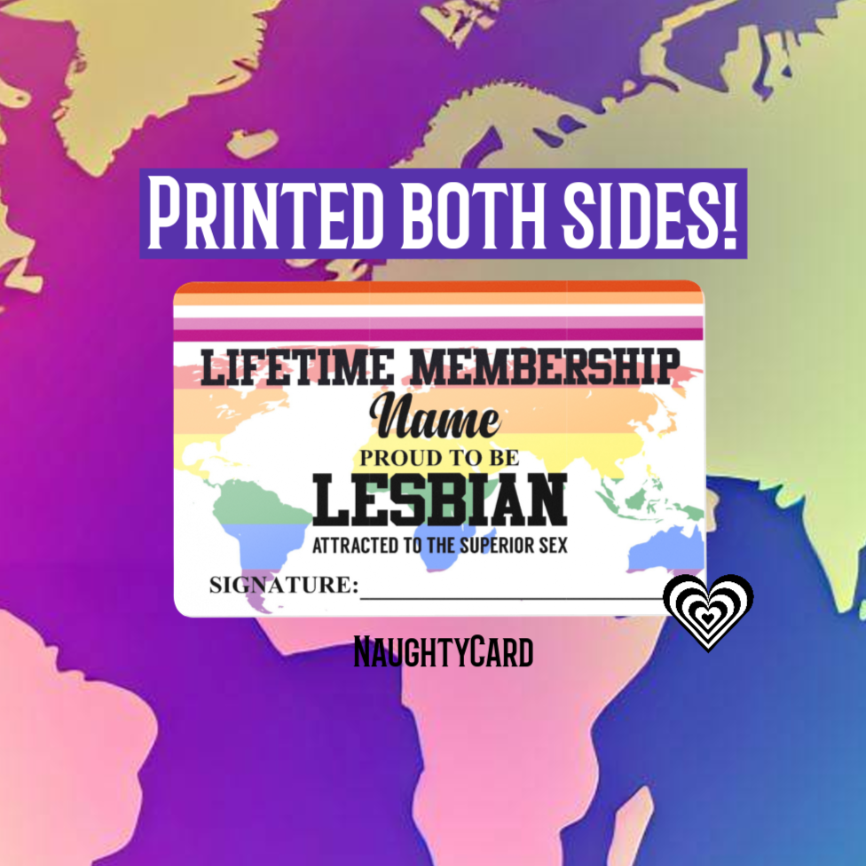 Lesbian Membership Card