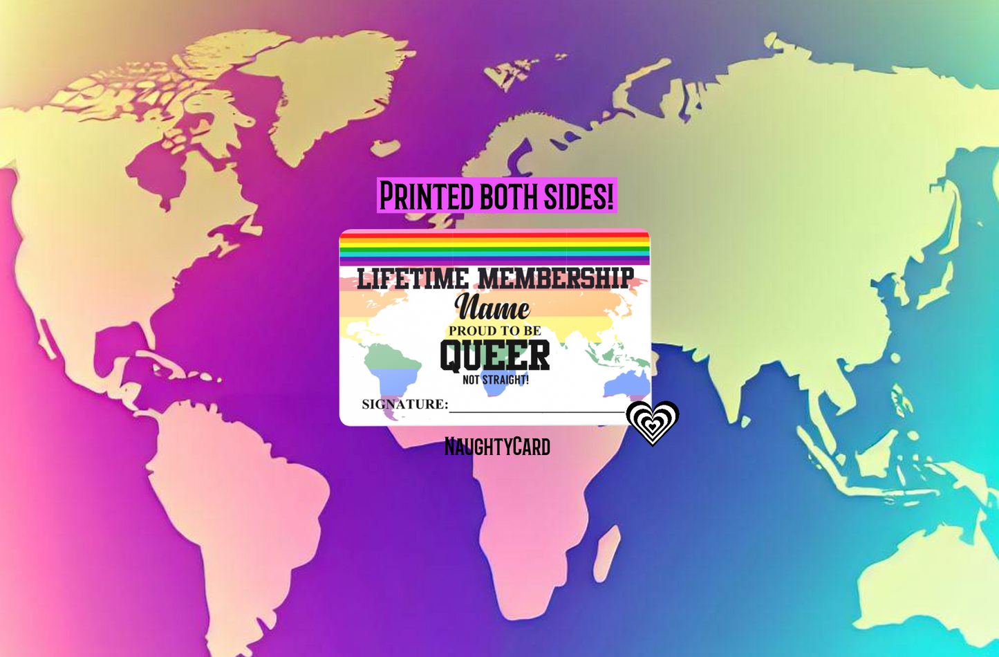 Queer Card, LGBTQ Membership Card