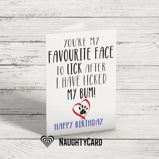 Favourite Face Birthday Card