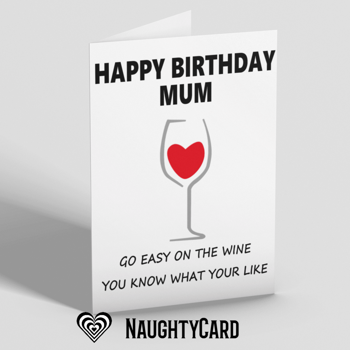 Mum Wine Card