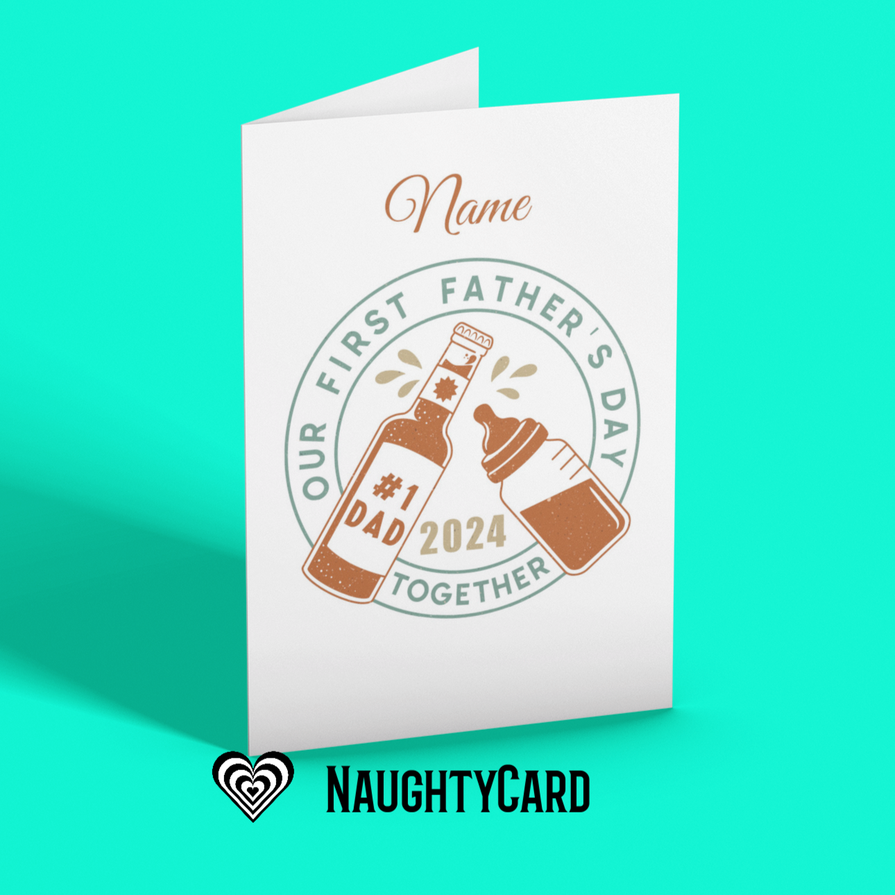 New Dad Fathers Day Card - PERSONALISED