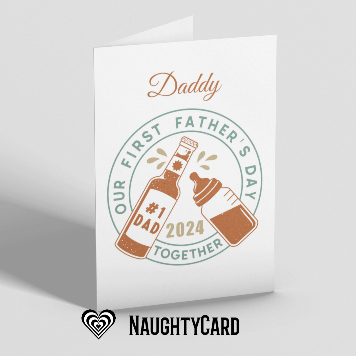 New Dad Fathers Day Card - PERSONALISED