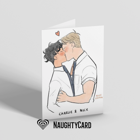 Heartstopper Kiss Card