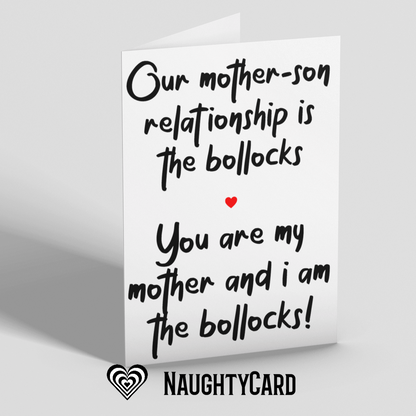 Mum Mother Son Card