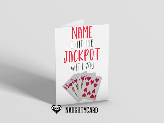 Jackpot Royal Flush Card