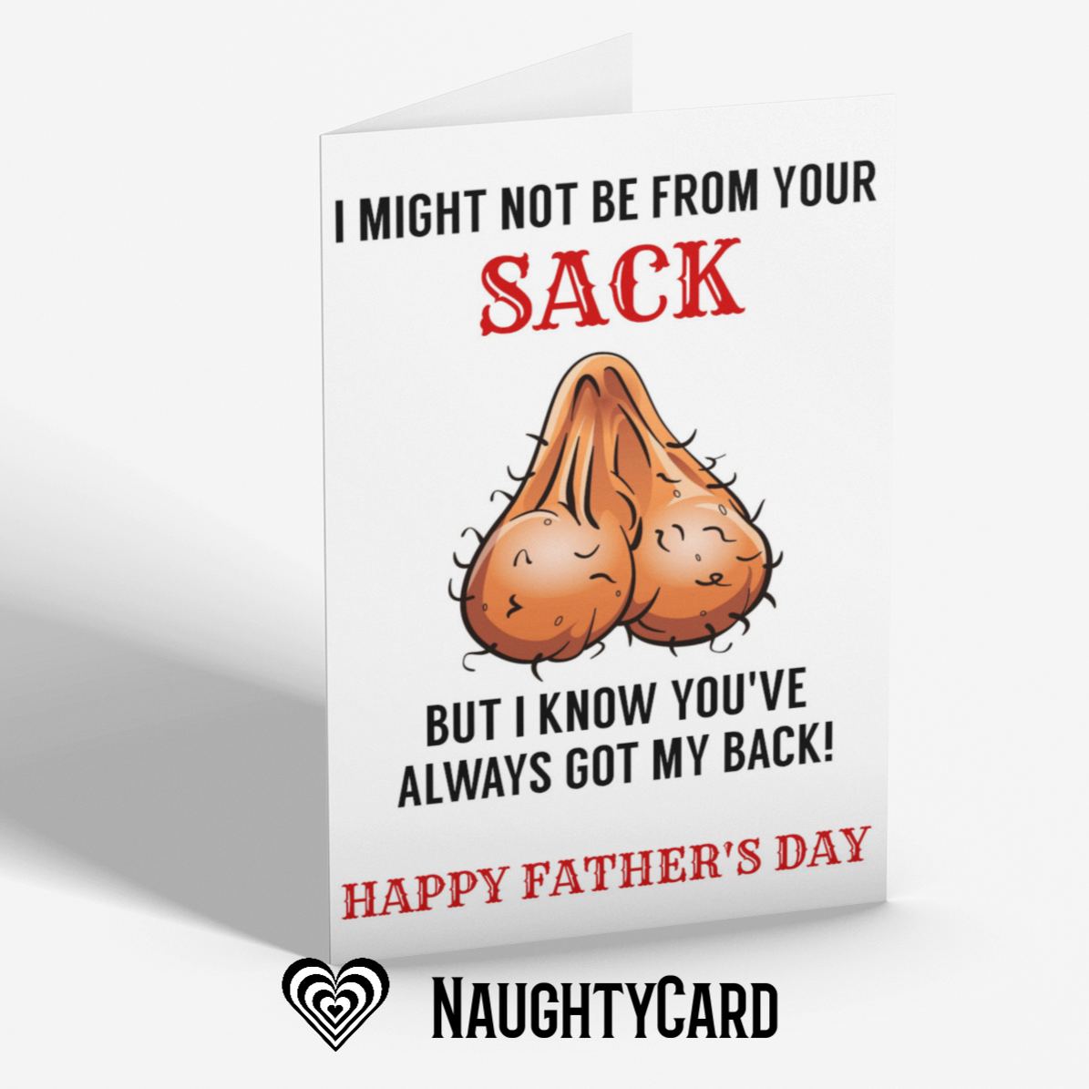 Step Dad Fathers Day Card Naughty Card