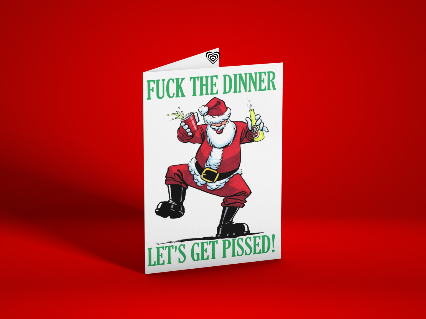 F the Dinner Christmas Card