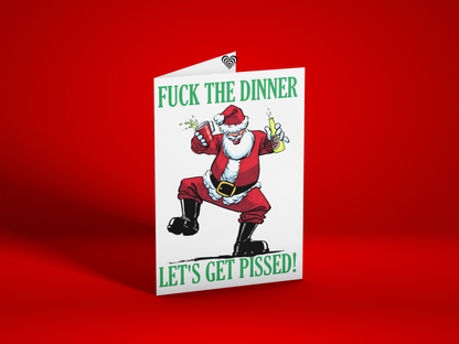 F the Dinner Christmas Card