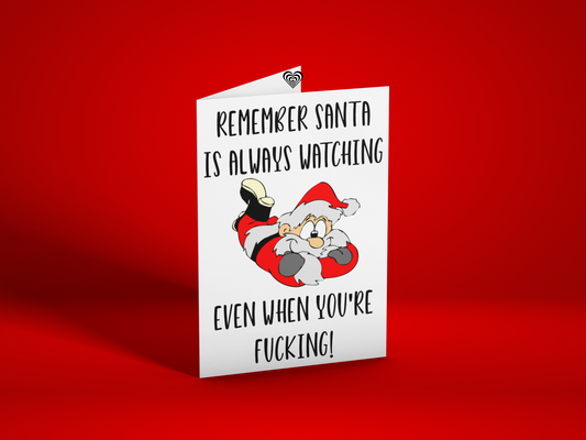 Funny F Christmas Card