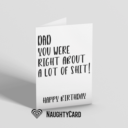 Mum You Were Right Birthday Card