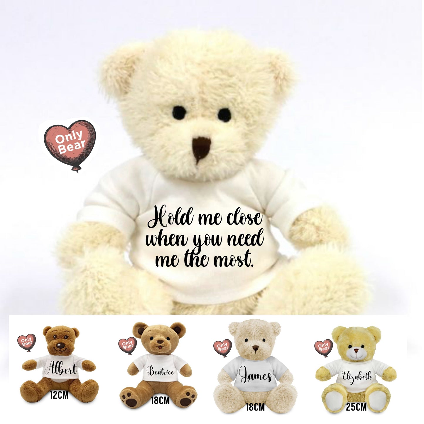 Worry Bear from Only Bear- Teddy Bear Gift