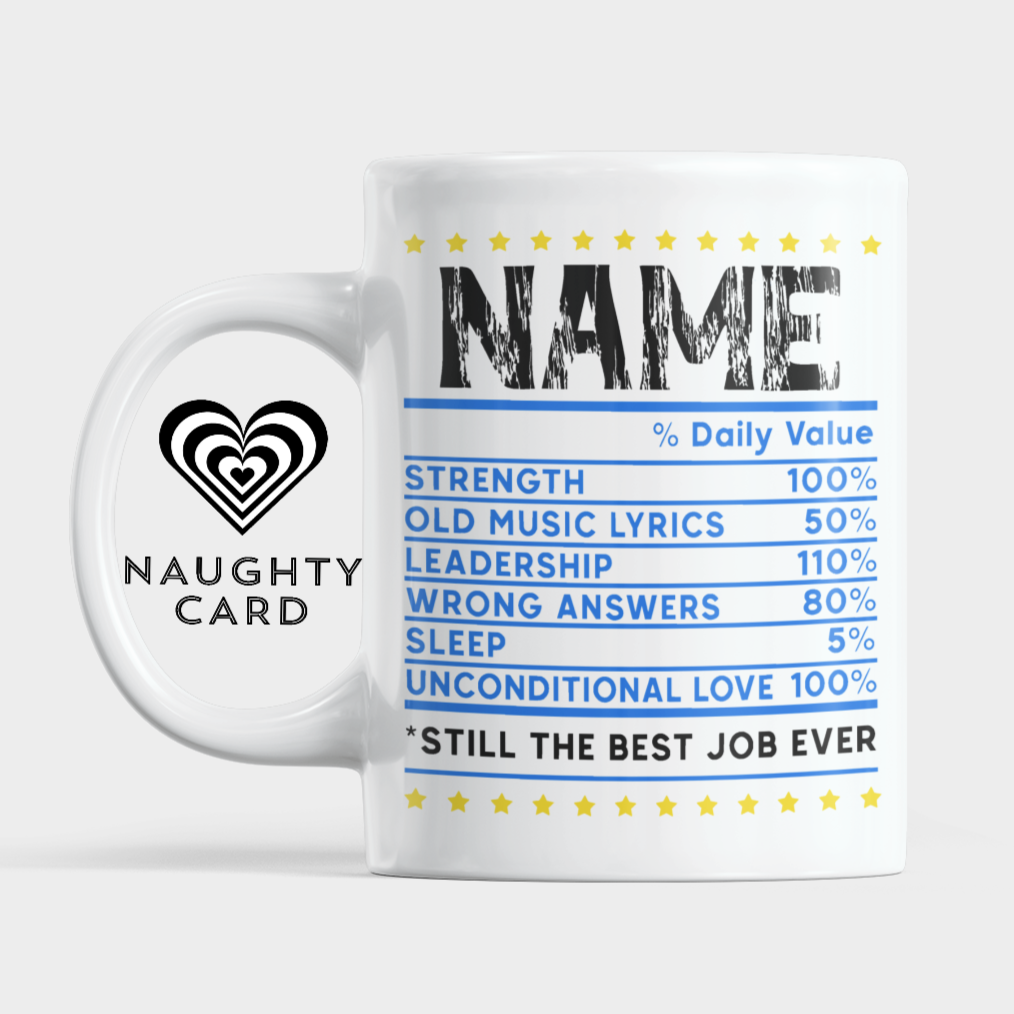 Any Name - Personalised Mug - Fathers Day - Dad Birthday - Daddy Mug - Dad Christmas Gift