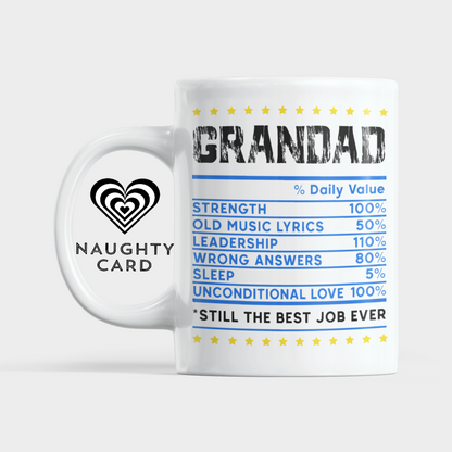 Grandad Mug - Granddad Birthday - Gramps - Grumps -Fathers Day Mug 