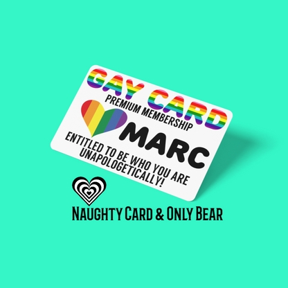 Marc's Gay Card