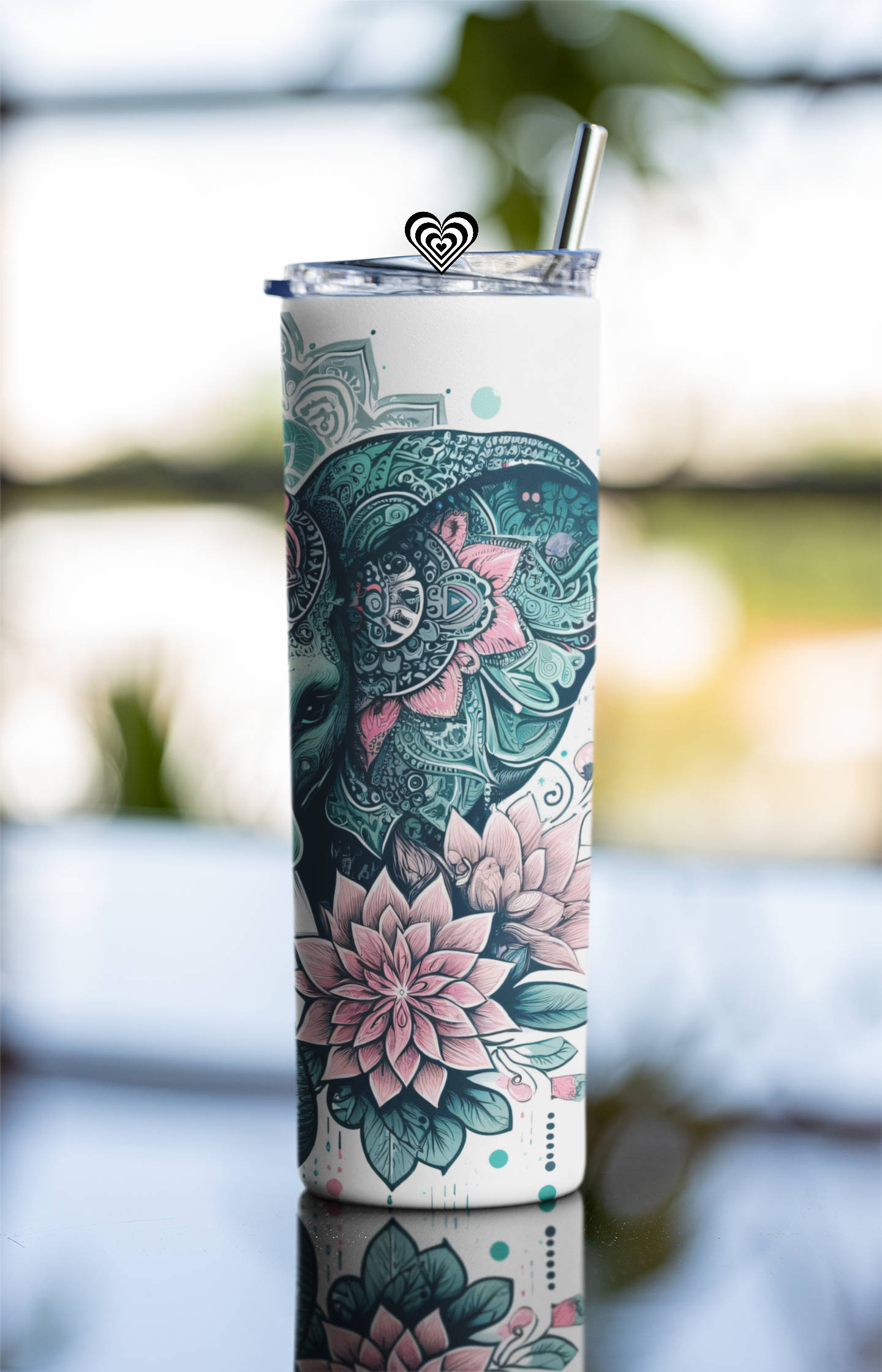 Elephant Thermal Skinny Tumbler