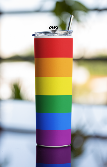 LGBTQ Thermal Skinny Tumbler